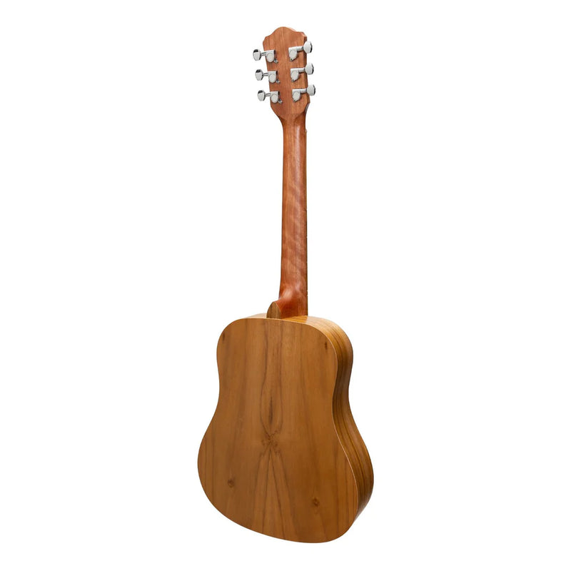 Martinez Acoustic-Electric Babe Traveller Guitar - Jati Teakwood