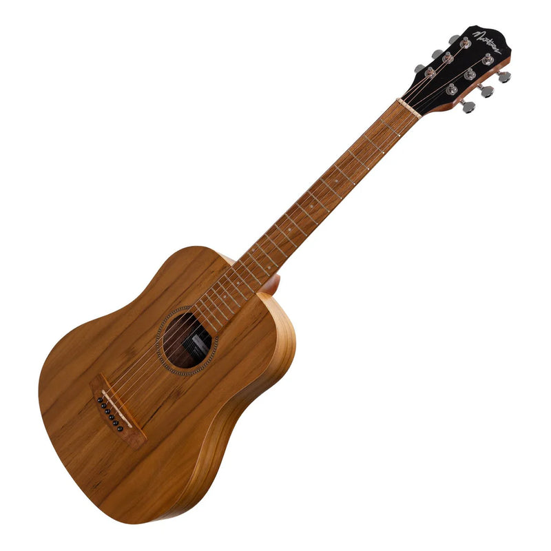 Martinez Acoustic-Electric Babe Traveller Guitar - Jati Teakwood