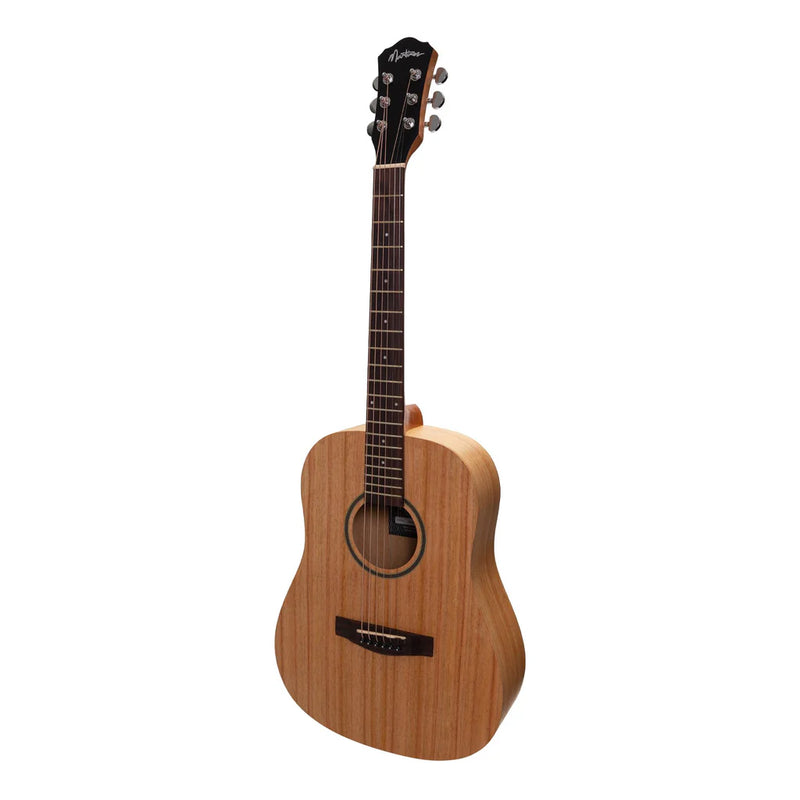 Martinez Acoustic Electric Middy Traveller Guitar - Mindi-Wood