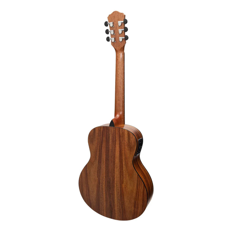 Martinez Acoustic-Electric Short Scale Guitar with Built-In Tuner - Rosewood