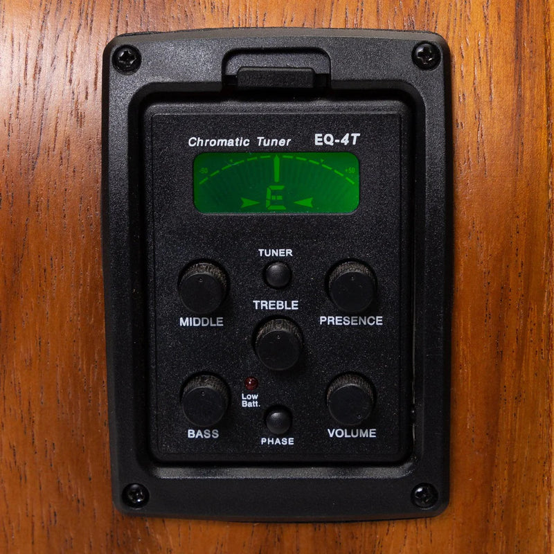 Martinez Acoustic-Electric Short Scale Guitar with Built-In Tuner - Rosewood