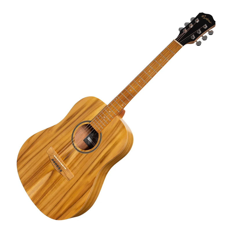 Martinez Acoustic Middy Traveller Guitar in Jati-Teakwood