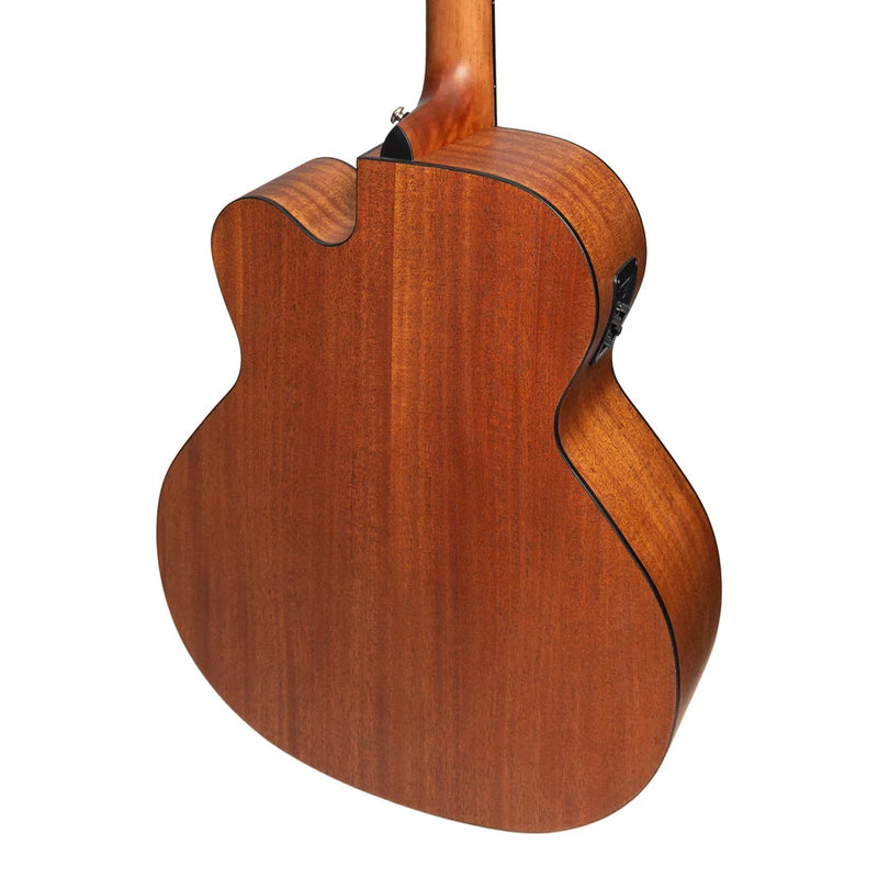 Martinez Acoustic Electric Bass Guitar Solid Spruce Top w/ Cutaway