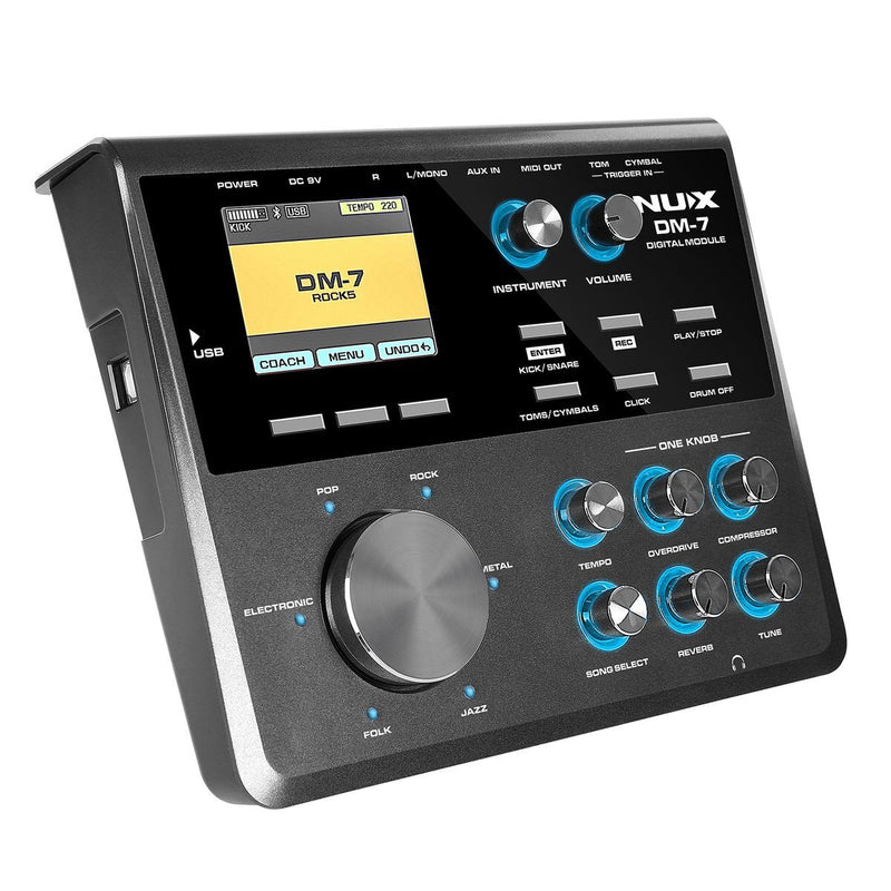 NU-X DM7X 9-Piece Electronic Drum Kit w/All Mesh Heads