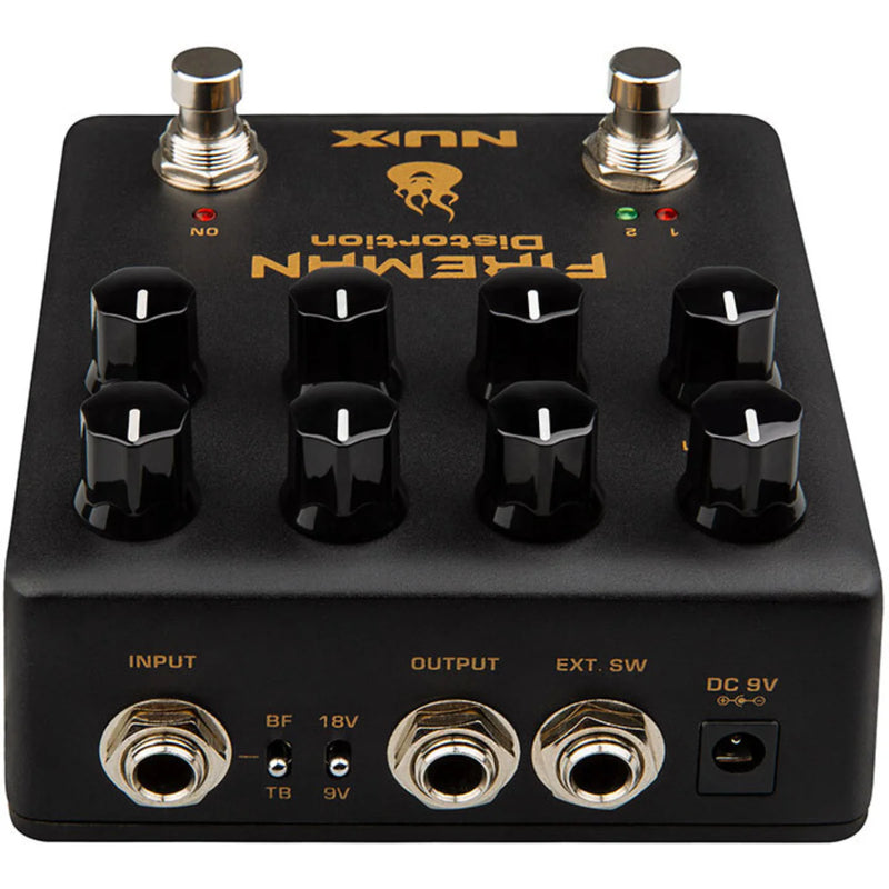NU-X Verdugo Series Fireman Dual Channel Distortion Effects Pedal