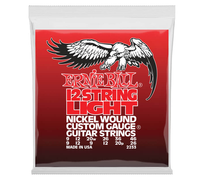 Ernie Ball 12-String Electric Guitar Strings – 11/52 Medium Gauge