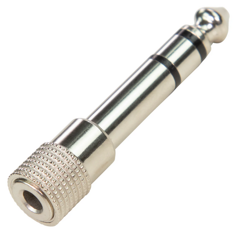 Pig Hog Stereo Adapter - 3.5mm Stereo Female to 6.3mm Stereo Male