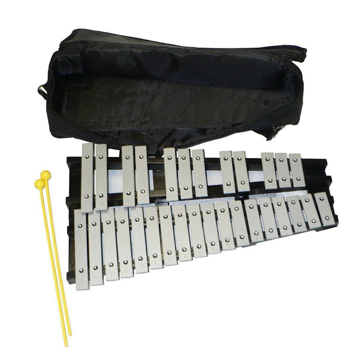 Percussion Plus 30 Note Glockenspiel includes Beaters & Bag