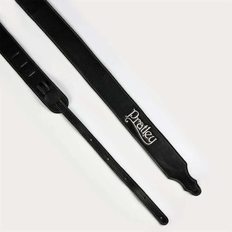 Pratley Leather Guitar Strap - Black
