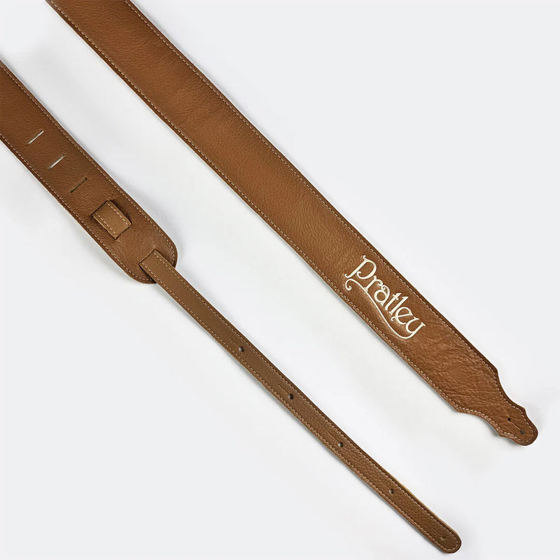 Pratley Leather Guitar Strap (Black, Chocolate, Caramel)