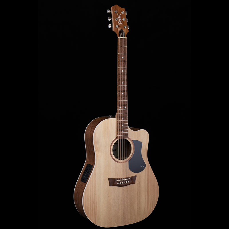 Pratley Classic Series Dreadnaught Solid Bunya Top, Solid Blackwood Back & Sides w/ Cutaway w/ Case