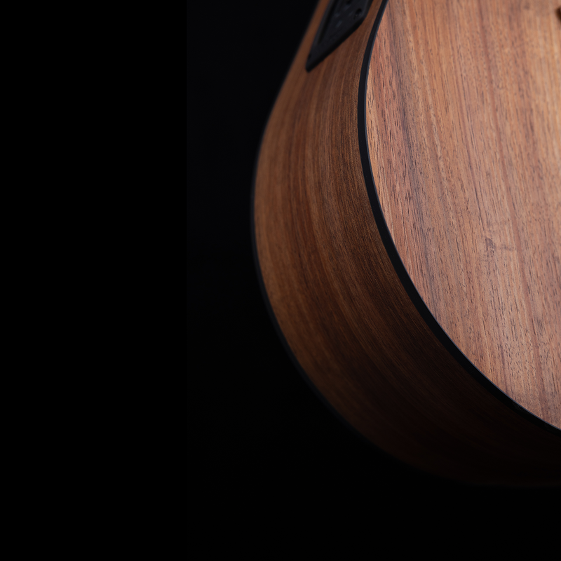 Pratley Classic Series Dreadnaught Solid Blackwood Top, Solid Blackwood Back & Sides w/ Cutaway w/ Case