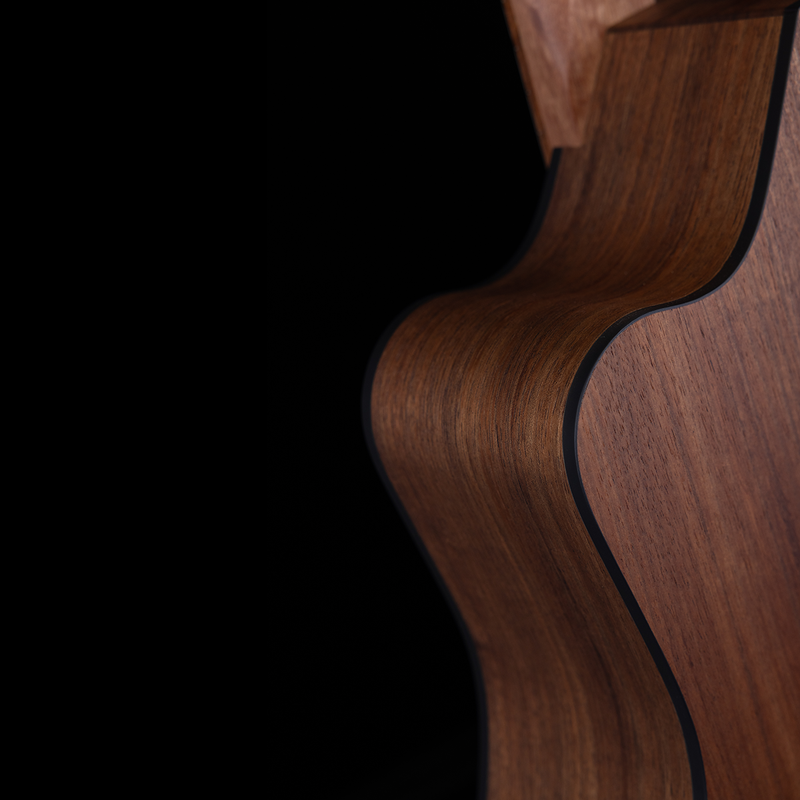 Pratley Classic Series Dreadnaught Solid Blackwood Top, Solid Blackwood Back & Sides w/ Cutaway w/ Case