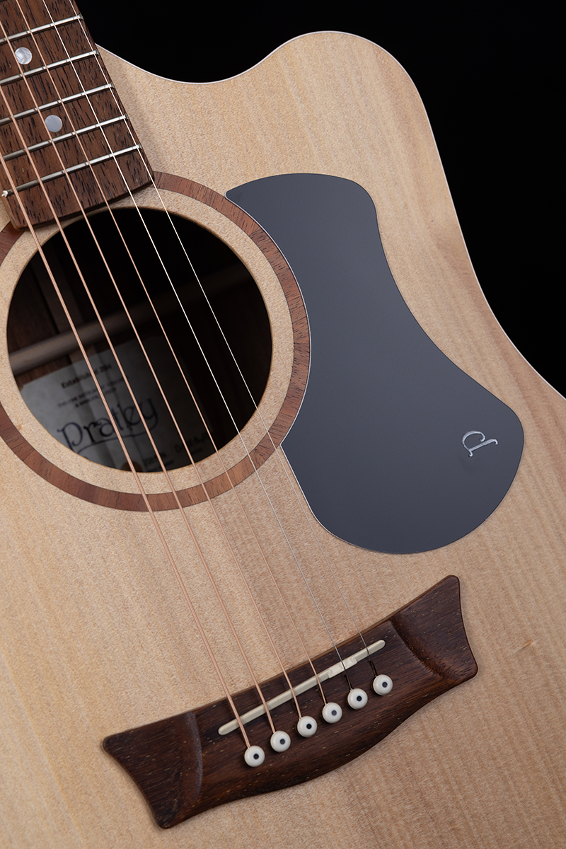 Pratley Classic Series Dreadnaught Solid Bunya Top, Solid Blackwood Back & Sides w/ Cutaway w/ Case