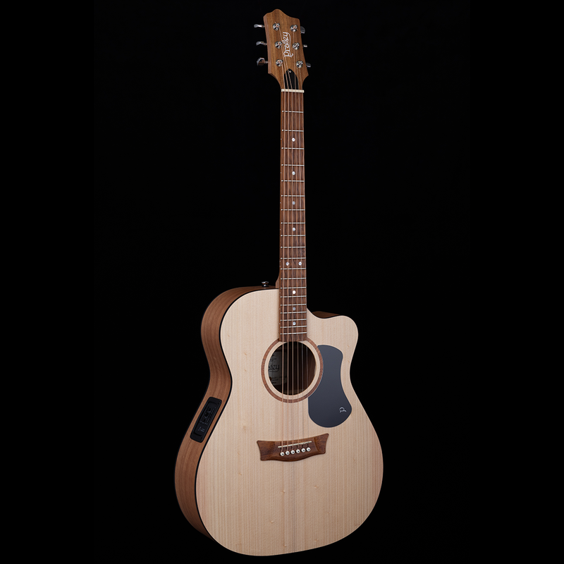 Pratley Classic Series OM Solid Bunya Top, Solid Maple Back & Sides w/ Cutaway w/ Pickup w/ Case