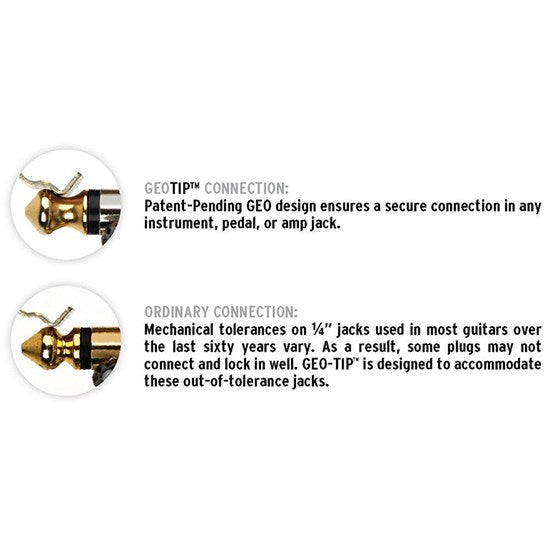 D'Addario American Stage Instrument / Guitar Cable - 10ft / 3m