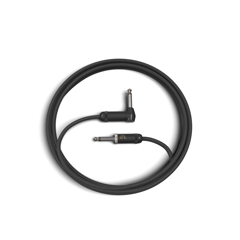 D'Addario American Stage Instrument / Guitar Cable - Straight to Right Angle - 10ft / 3m