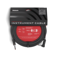 D'Addario American Stage Instrument / Guitar Cable - Straight to Right Angle - 20ft / 6m