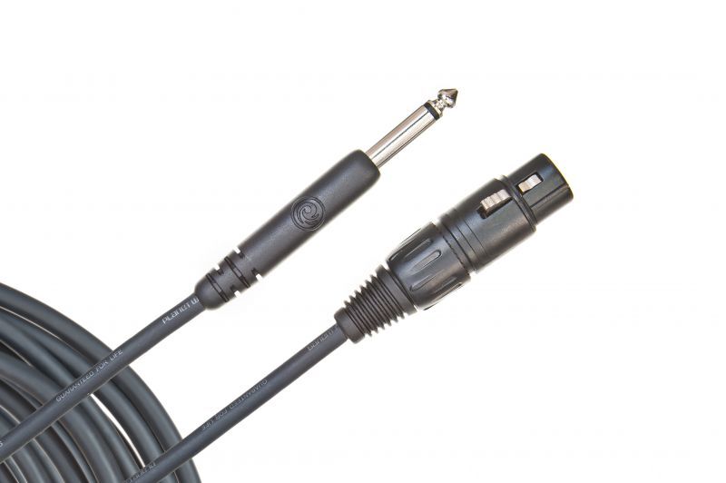Planet Waves Classic Series Unbalanced Microphone Cable, XLR-1/4INCH, 25 FEET