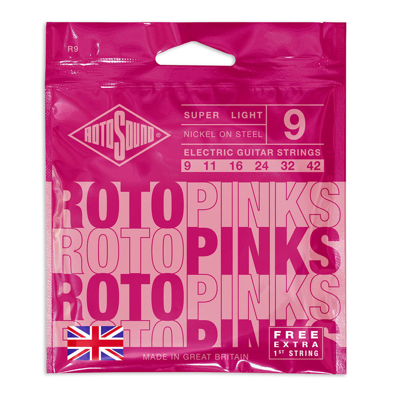 Rotosound R9 Electric Guitar Strings - 9-42