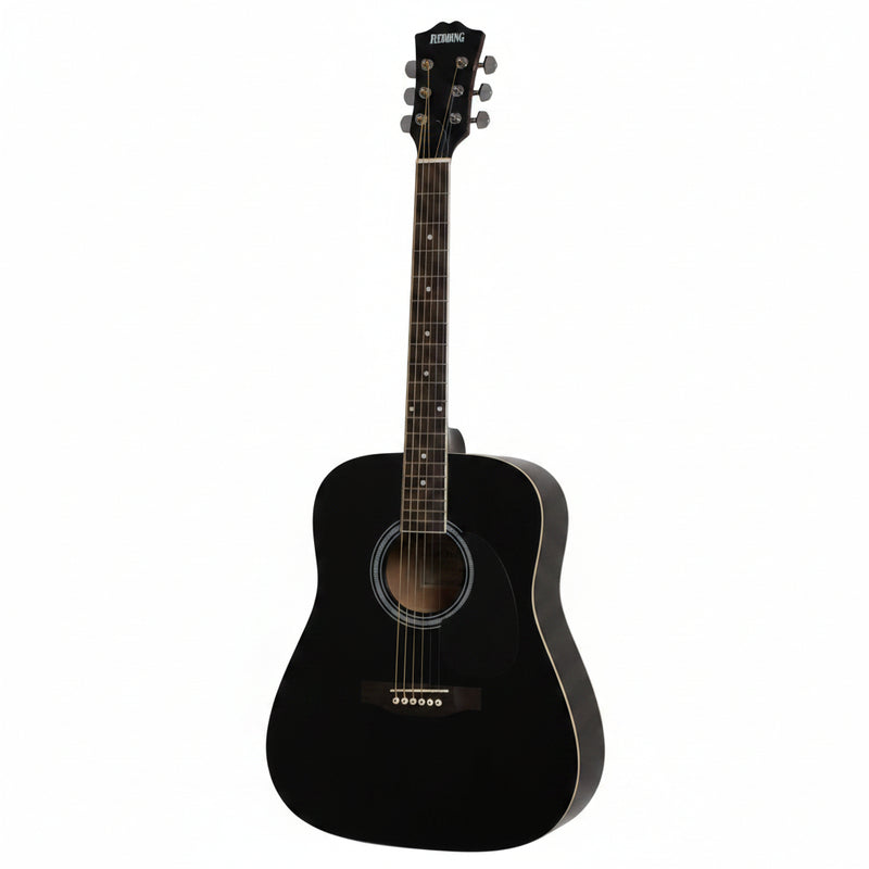 Redding Dreadnought Steel String Acoustic Guitar Black