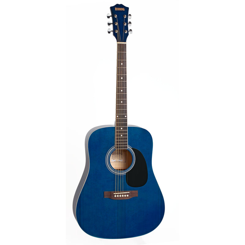 Redding Dreadnought Steel String Acoustic Guitar - Blue