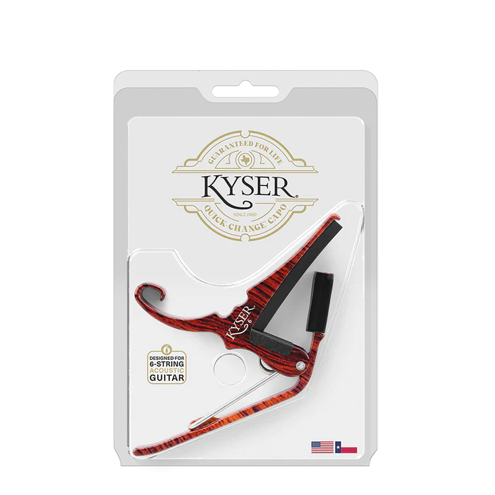 Kyser Rosewood Capo for Acoustic Guitars & Electric Guitars