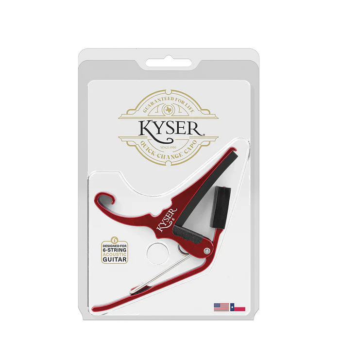 Kyser Ruby Red Capo for Acoustic Guitars & Electric Guitars