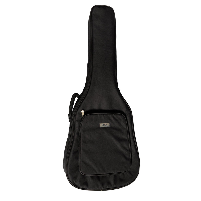 Saga 600 Series Folk Acoustic/Electric Guitar with Gig Bag - Natural