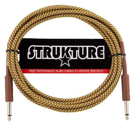 Strukture 10ft/3m Woven Instrument Cable (Various Colours)