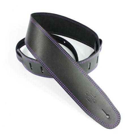 DSL 2.5-Inch Single Layer Leather Guitar Strap (Various Colours)