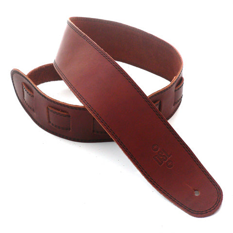 DSL 2.5-Inch Single Layer Leather Guitar Strap (Various Colours)