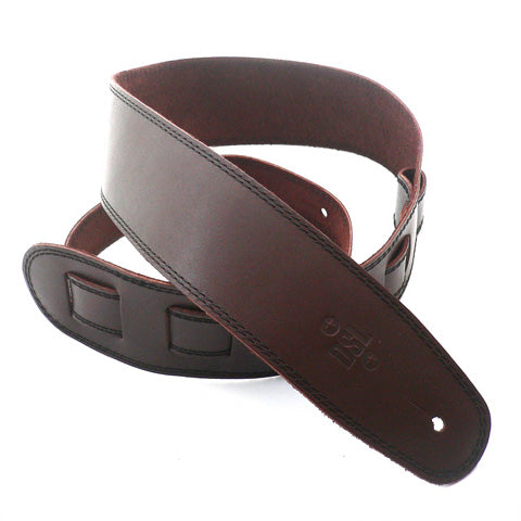 DSL 2.5-Inch Single Layer Leather Guitar Strap (Various Colours)