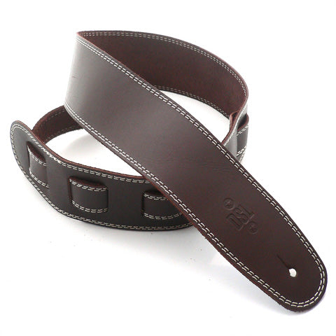 DSL 2.5-Inch Single Layer Leather Guitar Strap (Various Colours)
