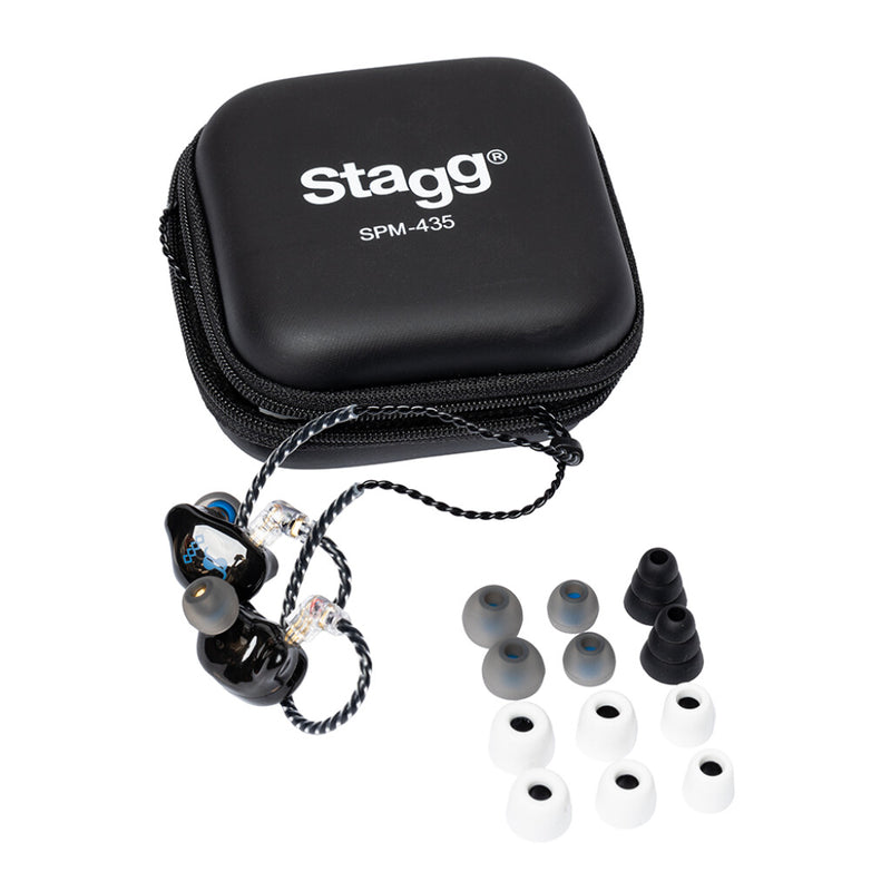 Stagg Dual Driver In-Ear Monitors - Black