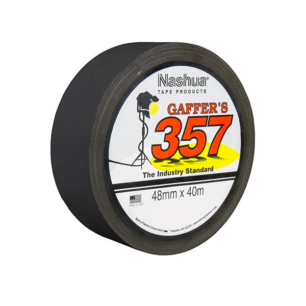 Nashua 357 Gaffer Tape – Black (48mm x 40m)