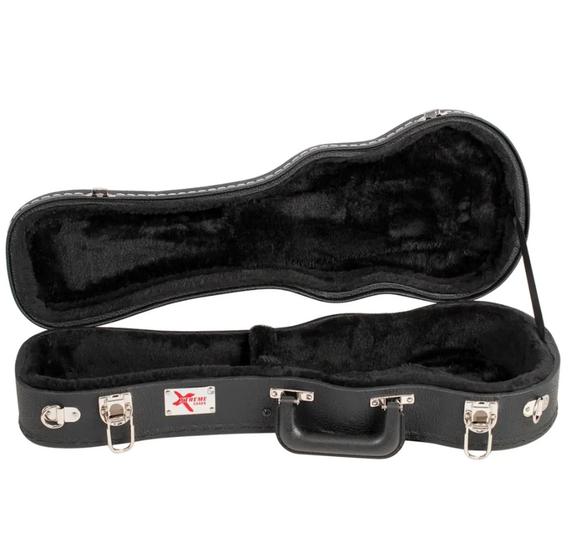 Concert Size Ukulele Case – Black Vinyl