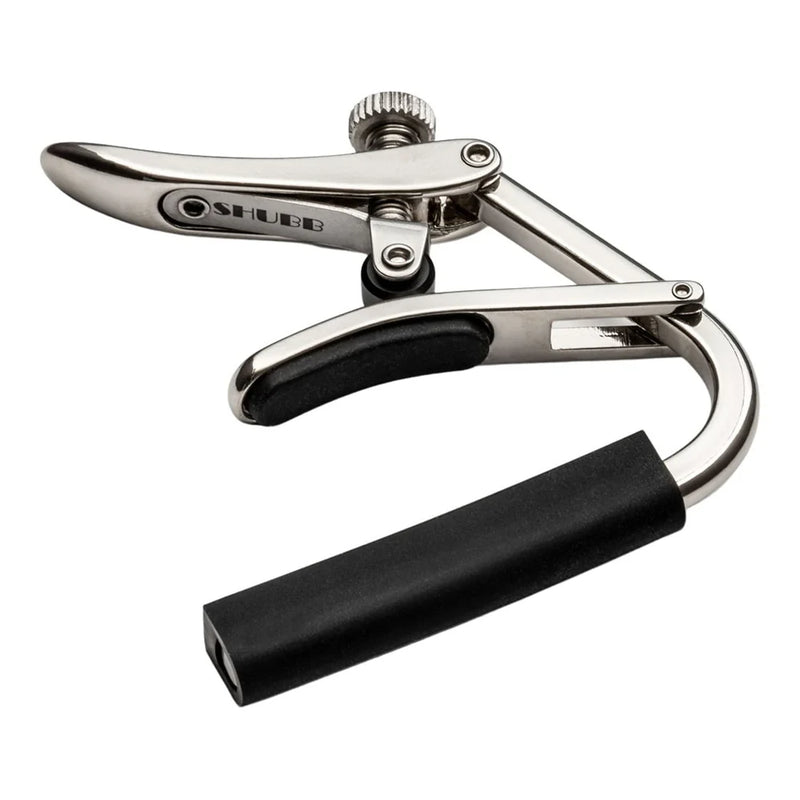 Shubb C1 Steel String Guitar Capo – Polished Nickel