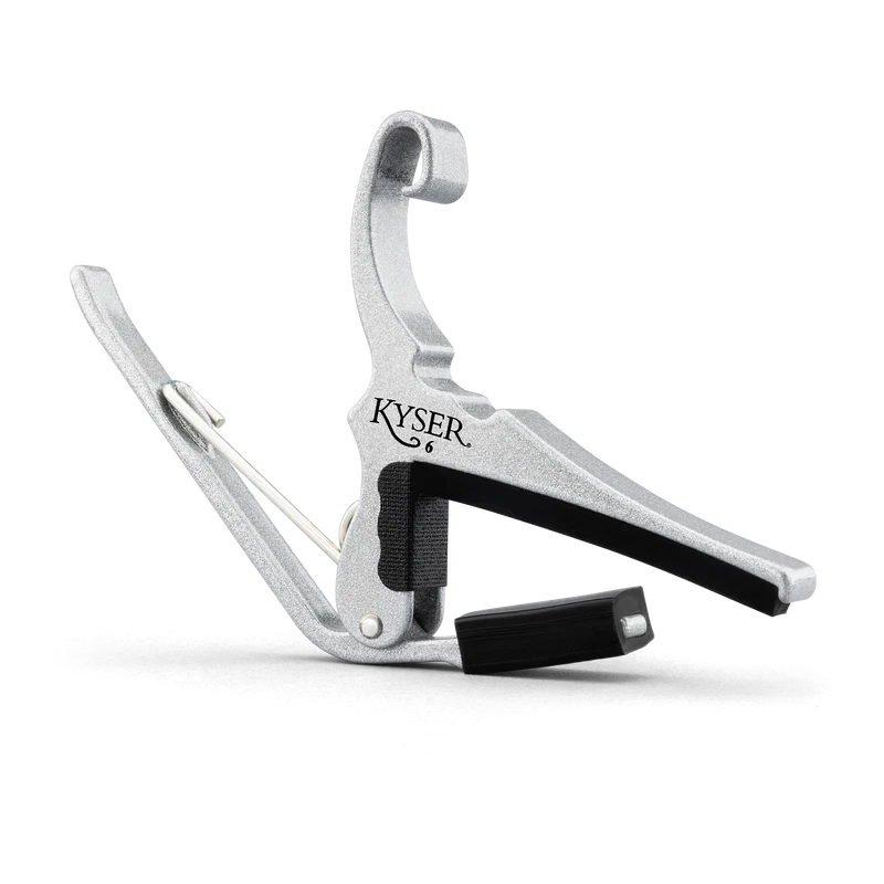 Kyser Silver Capo for Acoustic Guitars & Electric Guitars