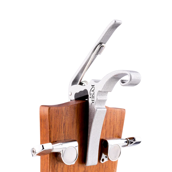 Kyser Silver Capo for Acoustic Guitars & Electric Guitars