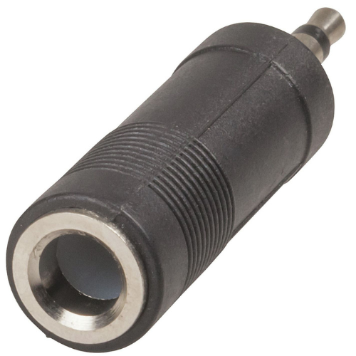 6.3mm Mono Female Socket to 3.5mm Mono Jack Adapter