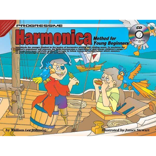 Progressive Harmonica for Young Beginners - Book/CD