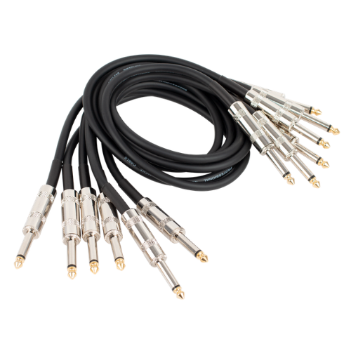 Australasian 2ft Patch Lead - Straight Jacks (6 Pack)