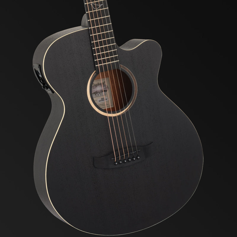 Tanglewood TB4-CE BlackBird SuperFolk w/ Pickup & Cutaway & FREE CASE