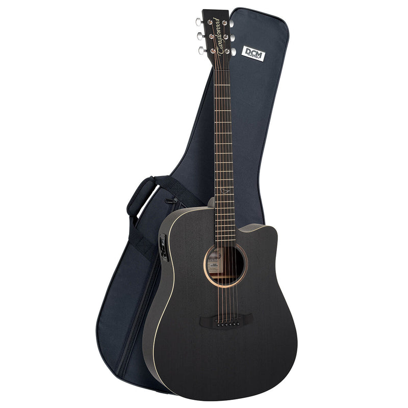 Tanglewood TB5-CE BlackBird Dreadnought w/ Pickup & Cutaway & FREE CASE
