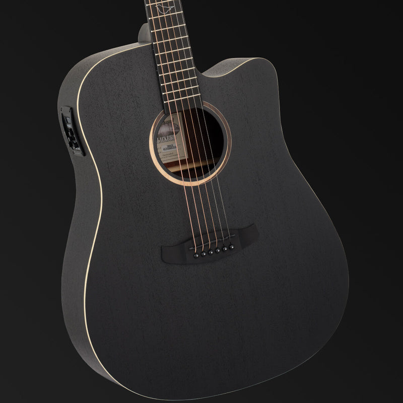Tanglewood TB5-CE BlackBird Dreadnought w/ Pickup & Cutaway & FREE CASE