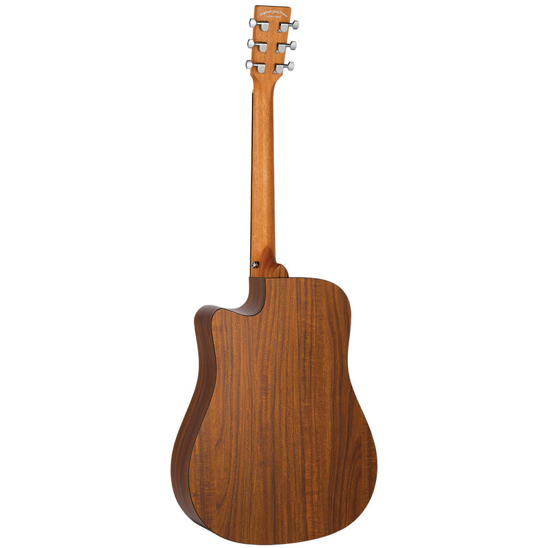 Tanglewood TM5-CE Metropolitan Dreadnought Koa Back & Sides Spruce Top w/ Pickup & Cutaway + WIRELESS BUNDLE