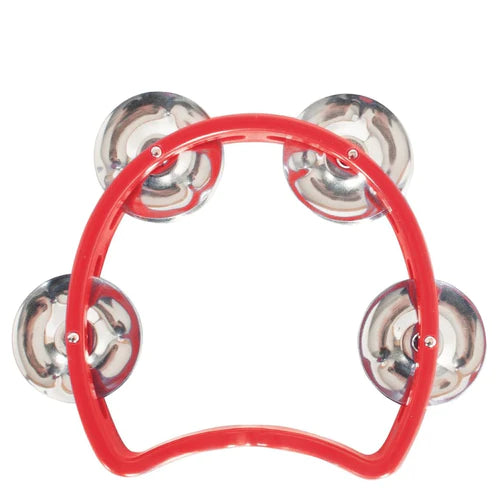 Mano Percussion 4" Junior Tambourine Red
