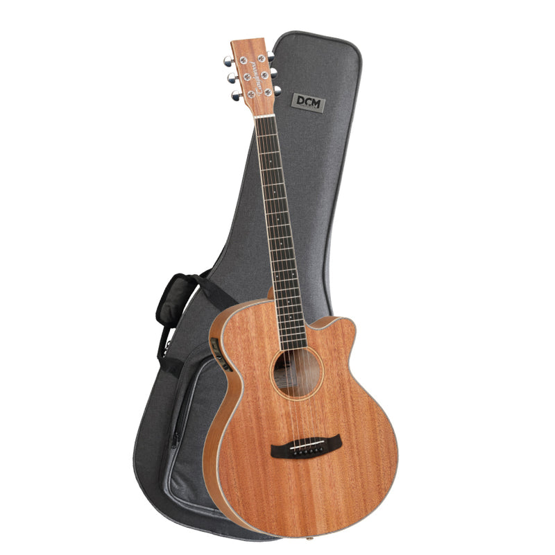 Tanglewood TUN4-CE Union SuperFolk Mahogany w/ Pickup & Cutaway + FREE CASE