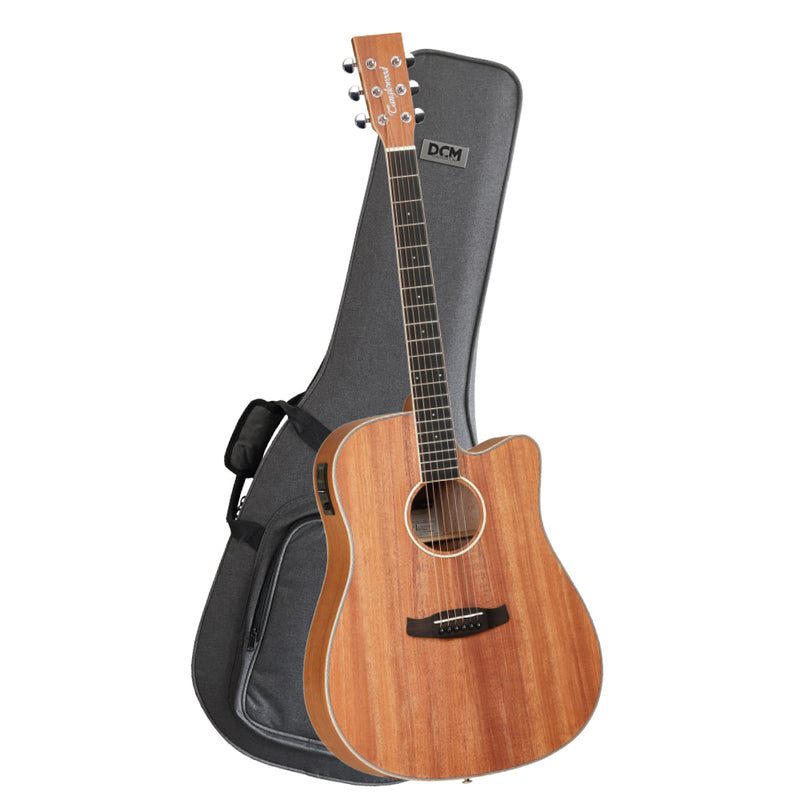 Tanglewood TUN5-CE Union Dreadnought Mahogany w/ Pickup & Cutaway & FREE CASE